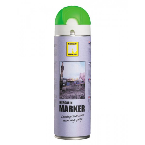 Mercalin Grön FluorescerandeMärkspray 500ml Mercalin Grön FluorescerandeMärkspray 500ml